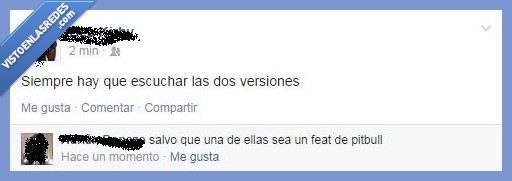 ese no cuenta,pitbull,puntos de vista,y no por ser calvo,version,oir,dos,featuring