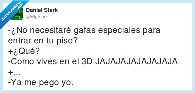 dimensiones,ver,pillo,piso,3D,gafas,entrar,casa