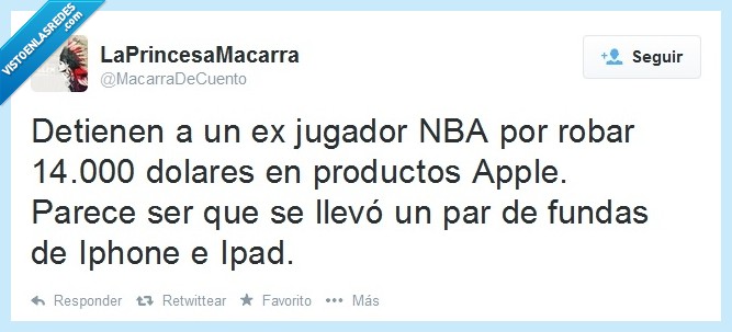 Apple,como te pasas,caro,fundas,Ipad,Iphone,jugador,robar,noticia