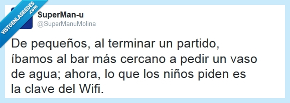 de pequeños,niños,wifi,clave,partido,fútbol,pedir,contraseña