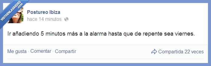 dormir,sueño,alarma,viernes,cama,lunes
