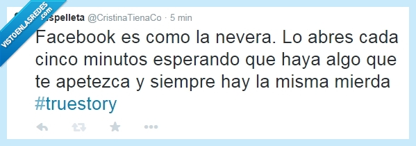 twitter,nevera,comida,facebook,abrir,cinco,minutos,mirar
