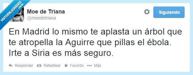 Esperanza,Aguirre,atropellar,ébola,Siria,Madrid,árbol