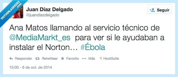 politica,ebola,enfermedad,virus,mediamarkt,llamar,antivirus,ana mato,instalar
