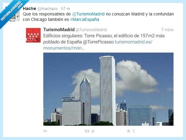 españa,marca,madrid,TurismoMadrid,Chicago,MarcaEspaña,turismo,torre picasso