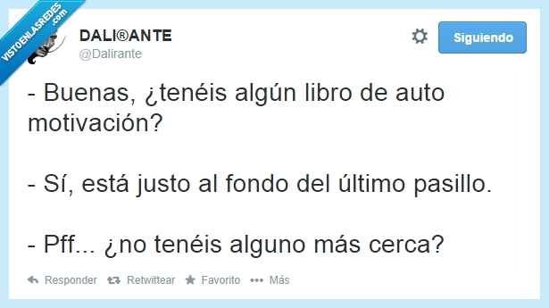 dalirante,libro,vago,motivación,pereza,twitter