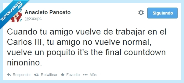final,countdown,ninonino,carlos III,hospital,ébola,trabajar,enfermero,médico,amigo