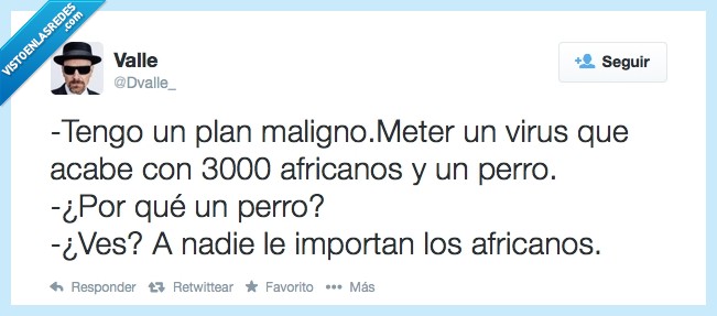 touché,ébola,africanos,perro