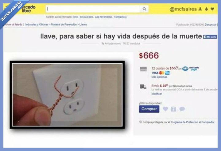 ¿hay vida después de la muerte?,mercado libre,llave