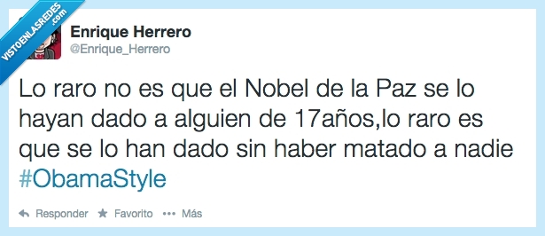 nobel,paz,matar,malala,obama,nobel de la paz