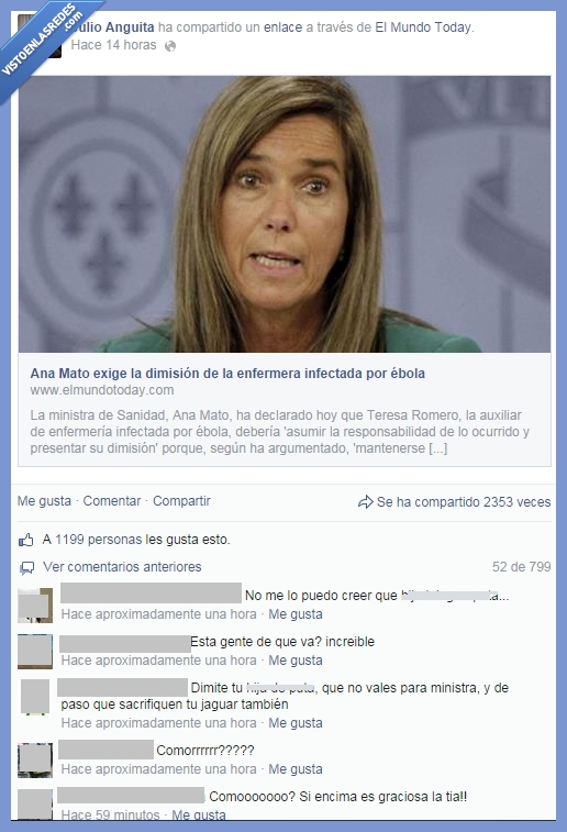 tontacos,tolais,Julio Anguita,Mundo Today,información falsa,fake,políticos mentirosos que dimiten,ebola