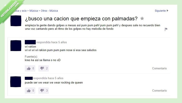 we will rock you,queen,canción,estupidez,yahoo respuestas