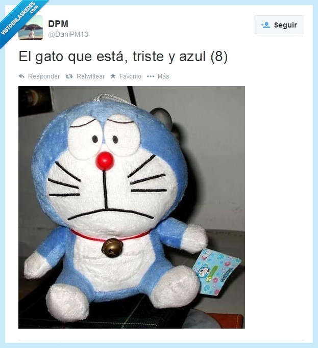 doraemon,gato,triste,azul,canción,está pasando por una mala racha