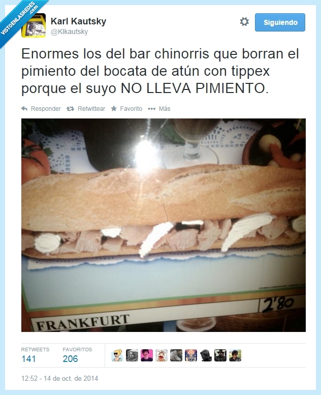 bocata,chinos,chinorris,bar,pimiento,foto,tippex