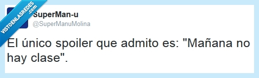 spoiler,clase,no hay,admitido