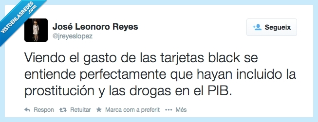 pib,gastos,tarjetas black,caja madrid,dinero de todos fiesta de unos