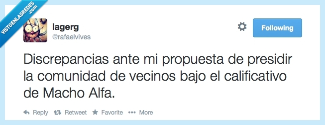 macho alfa,comunidad de vecinos,nombre