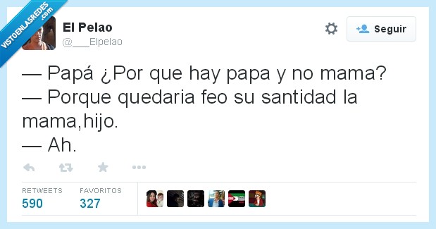Papa,mama,feo,santidad,hijo,quedaría,Vaticano,Iglesia