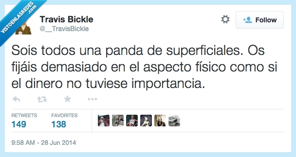 panda,superficiales,aspecto,fisico,dinero,importancia