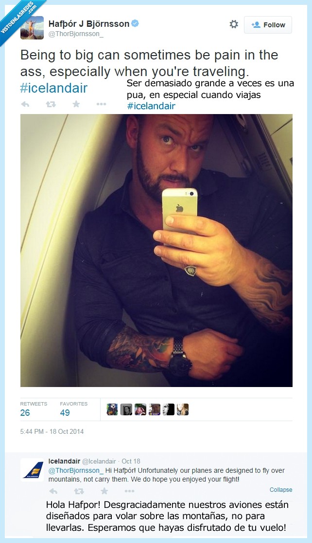 apretado,entrar,caber,foto,lavabo,juego de tronos,montaña,grande,ThorBjornsson_,icelandair,pequeño,espacio