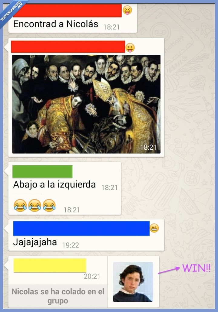 whatsapp,captura,nicolás,acoplado,conversación,amigos,broma