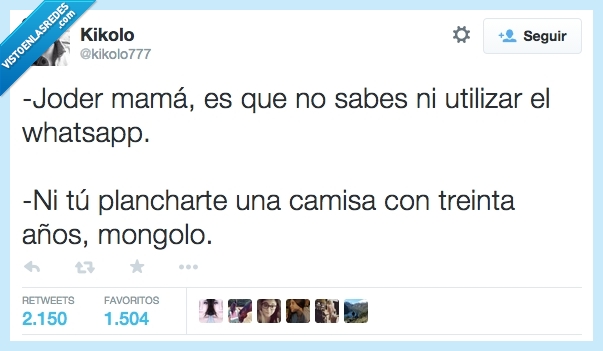 mama,utilizar,madre,hijo,whatsapp,planchar,camisa,treinta,años