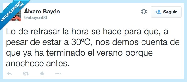 hora,retrasar,verano,calor,otoño,acaba,triste,anochece,antes