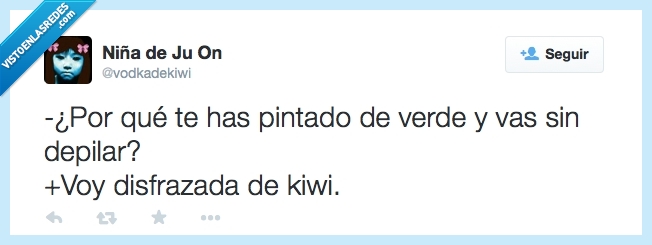 kiwi,verde,pincha,pelo,disfraz