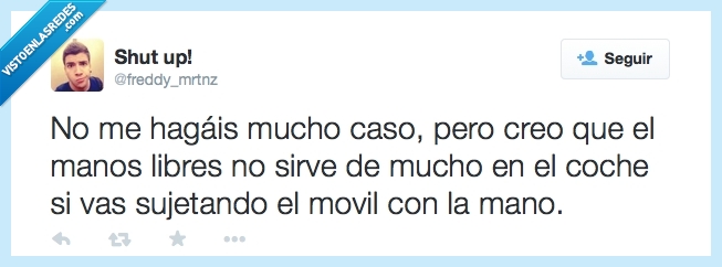 conducir,manos,libres,telefono,inútil