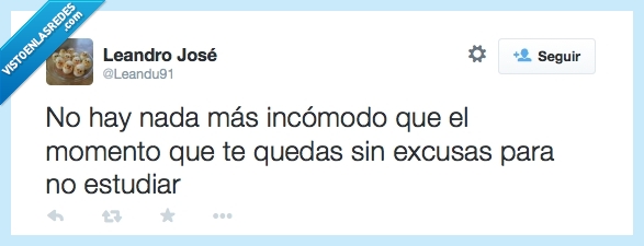 estudiar,exámenes,excusas