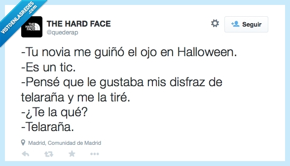 guiño,ojo,novia,tiré,te la qué,telaraña