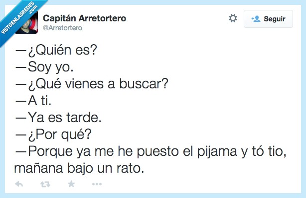 pimpinela,cancion,quien es,soy yo,pijama,mañana,palo,pereza,vago