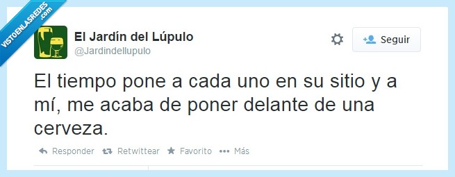 colocar,destino,tiempo,twitter,beber,cerveza