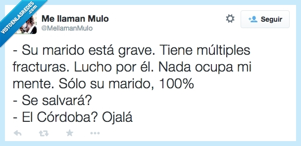 marido,grabe,multiple,fractura,medico,luchar,mente,ocupar,atento,atencion,salvara,cordoba,futbol,pensar