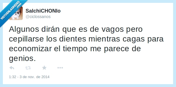 economizar,genios,cagar,dientes,tiempo,multitasking