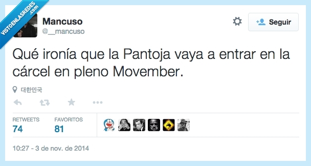 movember,barba,bigote,pantoja,carcel