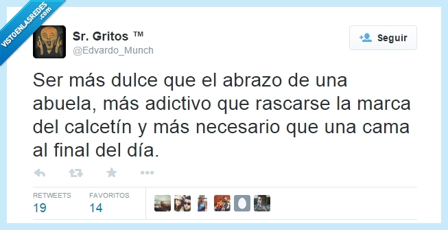 lecciones de vida,ser,mas,dulce,abrazo,abuela,rascar,marca,calcetin,necesario,cama,final,dia