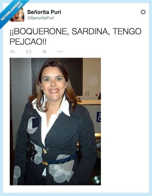 Soraya Sáenz,PP,sonrisa,Torrente,pescadera