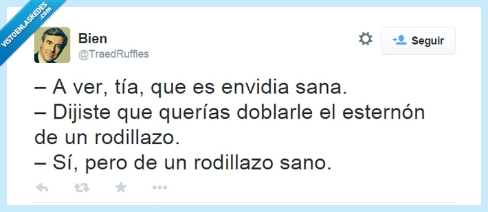 envidia,sana,rodillazo,esternon,amiga,chica,doblar,daño,matar