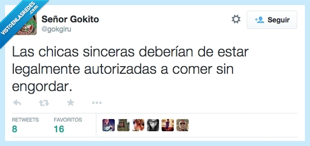 sinceridad,chicas,comer,engordar,gorda,verdad,regalo,recompensa