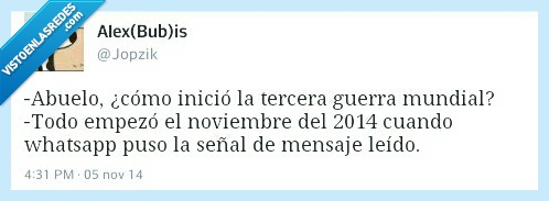 abuelo,tercera,guerra,mundial,noviembre,2014,whatsapp,leido,señal