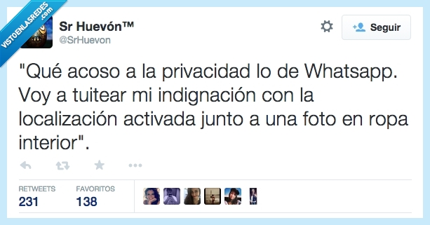 acoso,privacidad,whatsapp,tuitear,indignacion,localizacion,activada,ropa,interior,subir,publicar