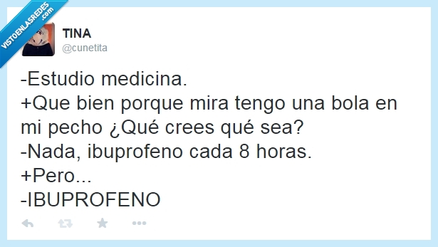 medicina,sanidad,ibuprofeno,humor,twitter