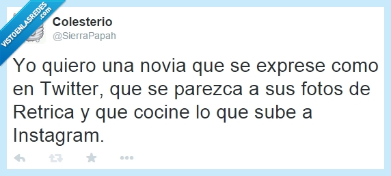 mujeres,twitter,instagram,retrica,colesterio,guapa,bonita,cocinar