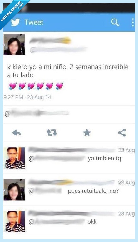 retuitealo,retweet,chica,chico,novio,novia,amor,twitter,semanas,junto