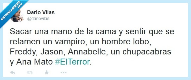 terror,cama,mano,vampiro,chupacabras,Ana Mato,pánico,miedo