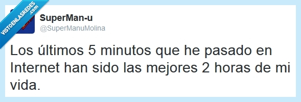 internet,procrastinación,2 horas,5 minutos,tiempo,pasar