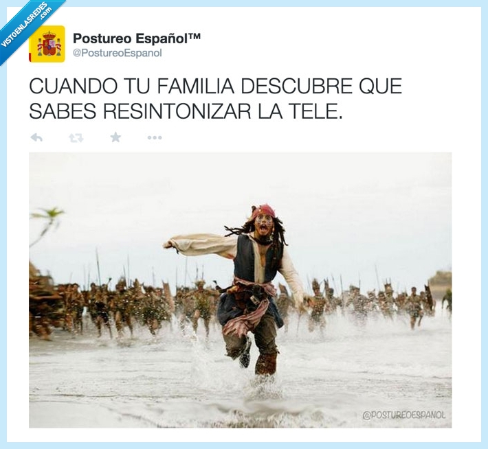 TDT,tele,resintonizar,familia,huir,jack sparrow