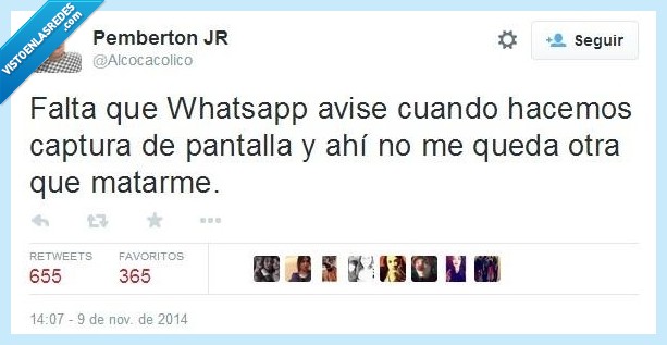 screenshot,captura de pantalla,azul,demasiada informacion,va a provocar suicidios,avisa,whatsapp,leido,pantallazo