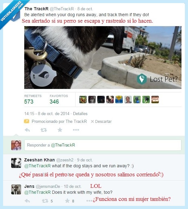 LoL,mujer,perro,colar,nuevo,dueño,preocupados